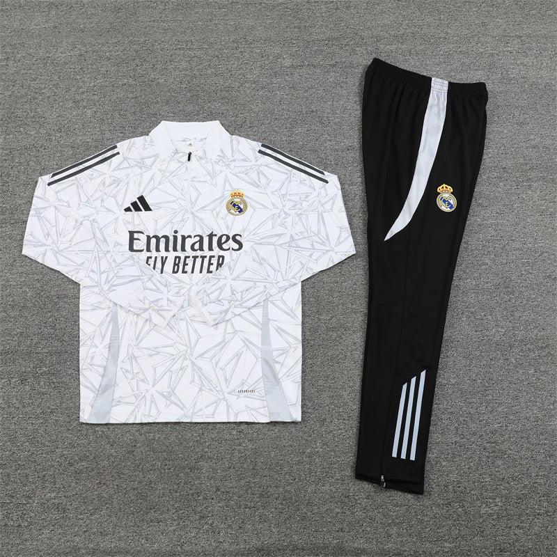 Buzo Completo Real Madrid Diseño Blanco