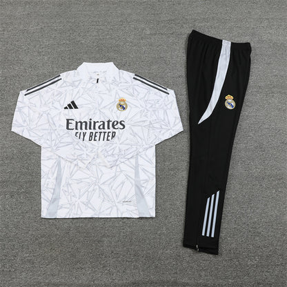 Buzo Completo Real Madrid Diseño Blanco