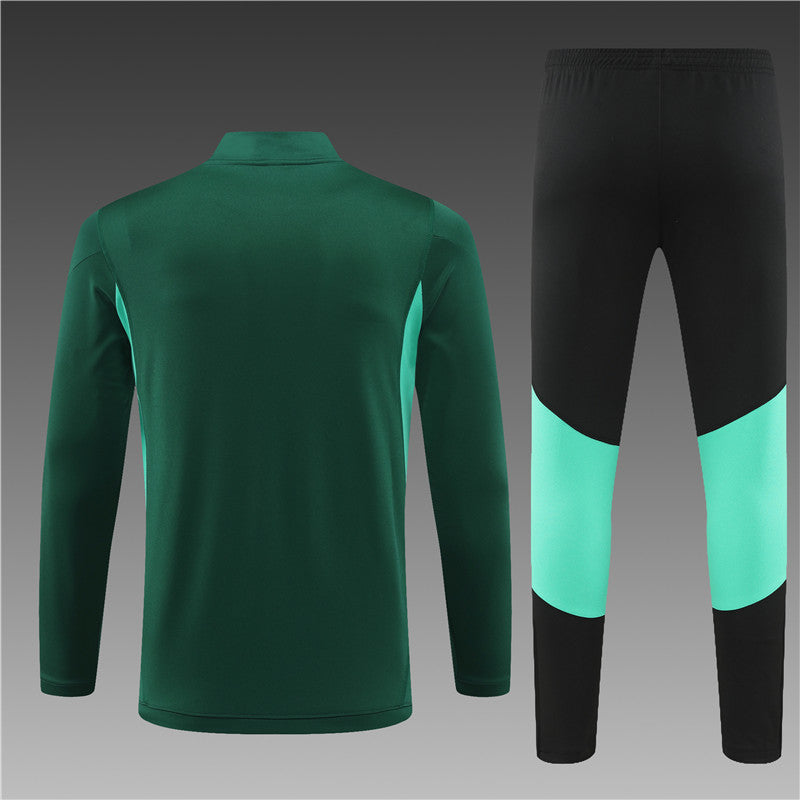 Buzo Completo Manchester United Verde Oscuro