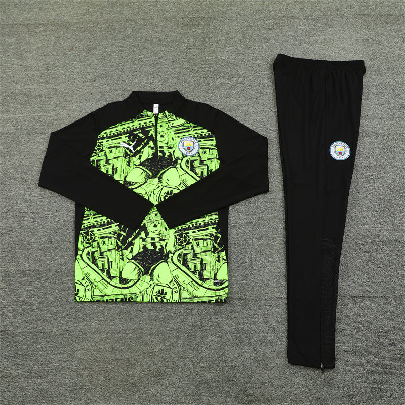 Buzo Completo Manchester City Diseño Verde