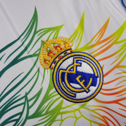 Camiseta Real Madrid Edición Especial Blanco "Dragón-Arcoíris" 2024/25 Versión Fan