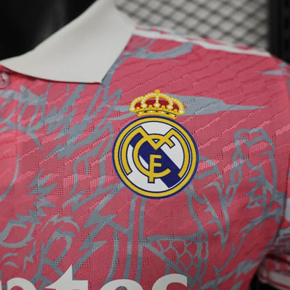 Camiseta Real Madrid 2024/25 Dragón Rosado Versión Jugador