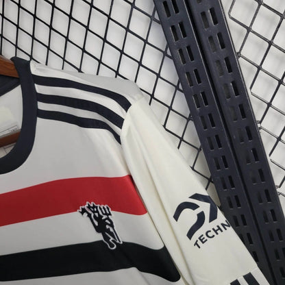 Camiseta Manchester United Tercera Manga Larga 2024/25 Versión Fan