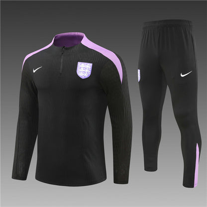 Buzo Completo Inglaterra Negro Morado
