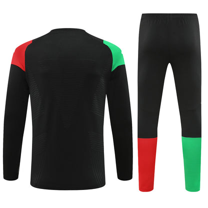 Buzo Completo Arsenal Negro Rojo y Verde