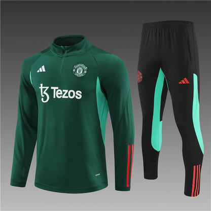 Buzo Completo Manchester United Verde Oscuro