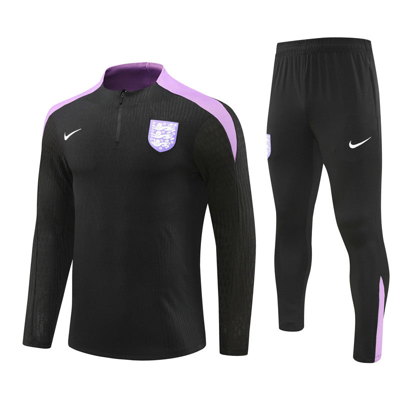Buzo Completo Inglaterra Negro Morado