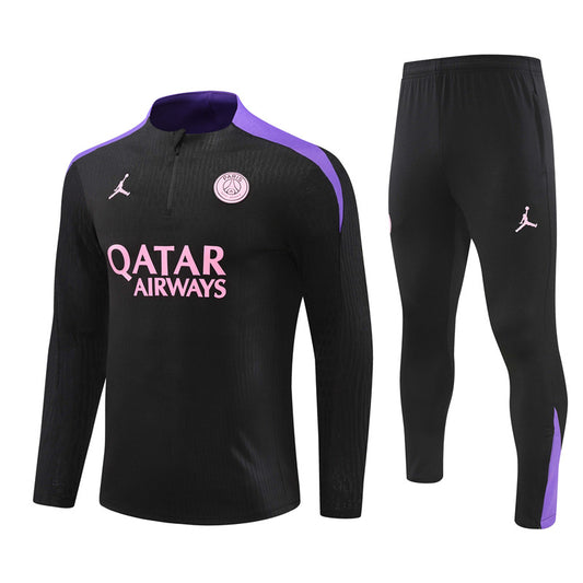 Buzo Completo PSG Negro Morado