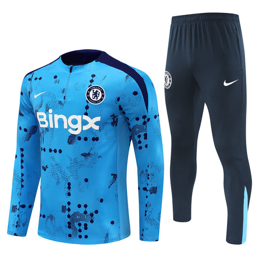 Buzo Completo Chelsea Celeste Azul
