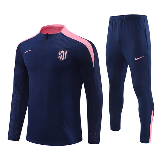 Buzo Completo Atlético de Madrid Azul Rosado