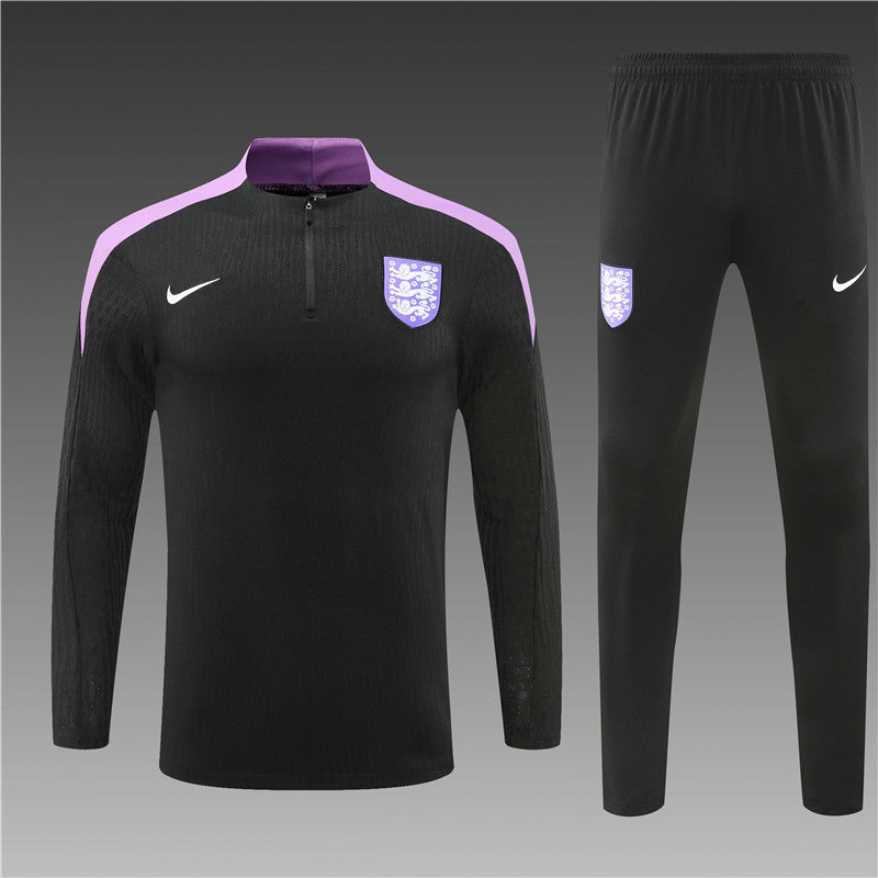 Buzo Completo Inglaterra Negro Morado