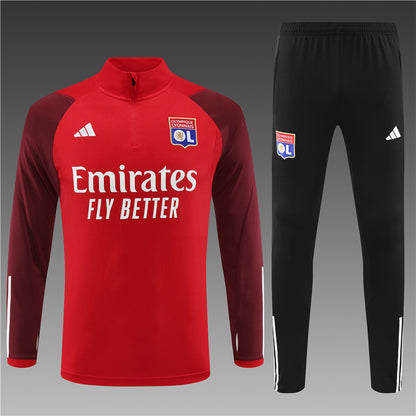 Buzo Completo Olympique De Lyon Rojo 2024/25