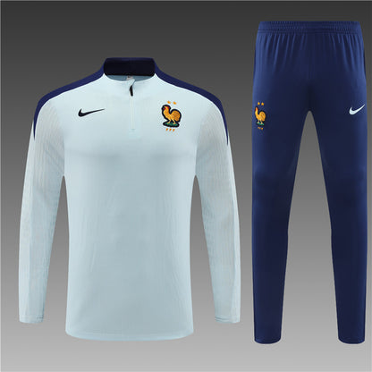 Buzo Completo Francia Blanco Azul