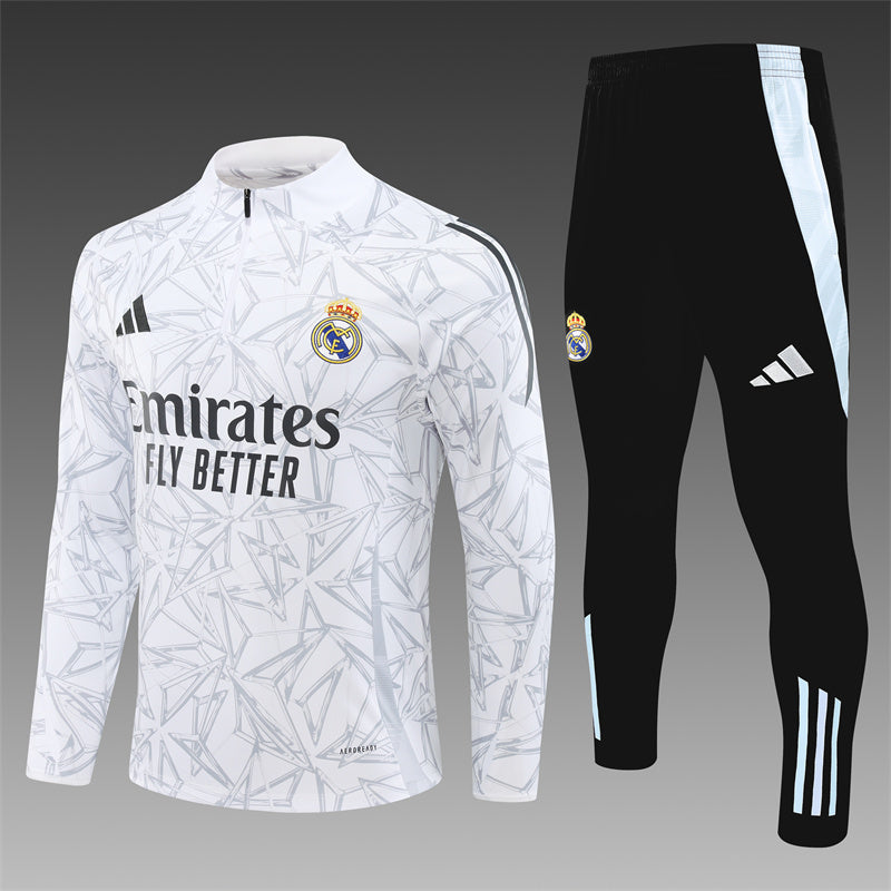 Buzo Completo Real Madrid Diseño Blanco
