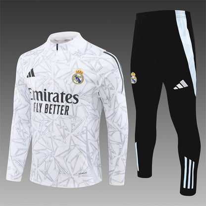 Buzo Completo Real Madrid Diseño Blanco