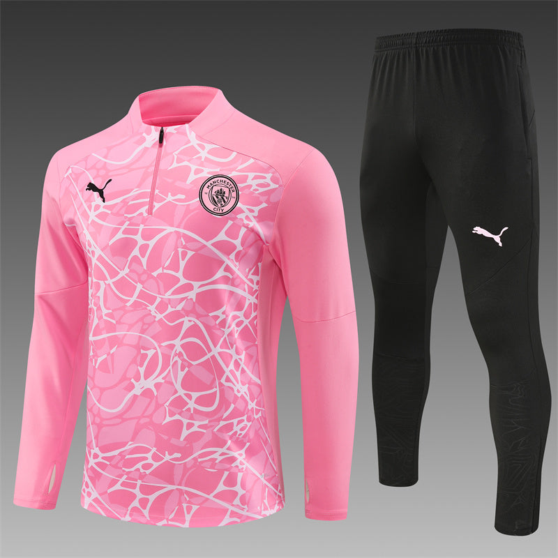Buzo Completo Manchester City Rosado
