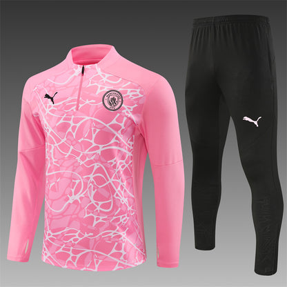 Buzo Completo Manchester City Rosado