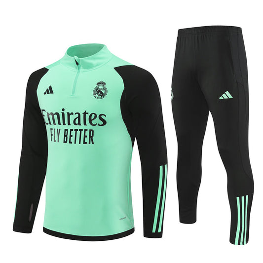 Buzo Completo Real Madrid Gris Cyan