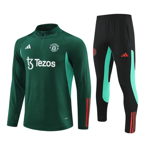 Buzo Completo Manchester United Verde Oscuro