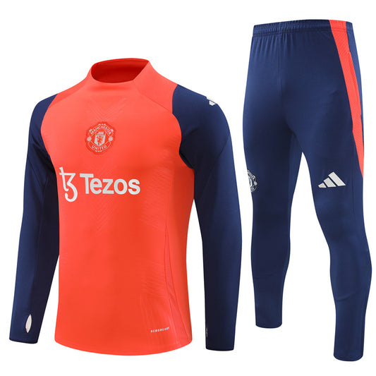 Buzo Completo Manchester United Rojo Azul