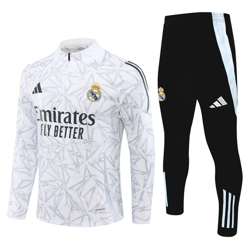 Buzo Completo Real Madrid Diseño Blanco