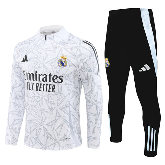 Buzo Completo Real Madrid Diseño Blanco