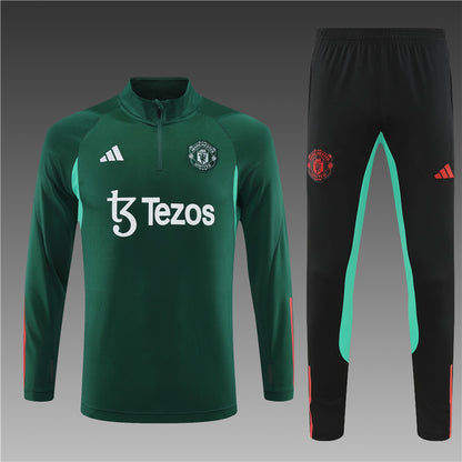 Buzo Completo Manchester United Verde Oscuro