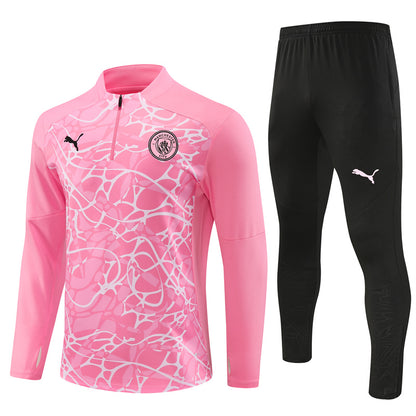 Buzo Completo Manchester City Rosado