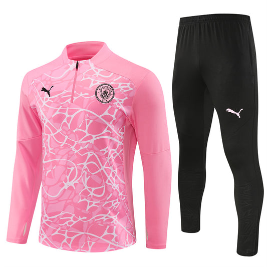 Buzo Completo Manchester City Rosado