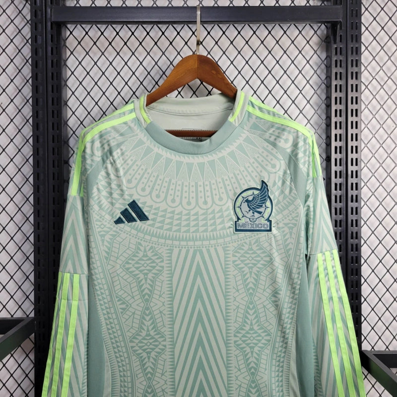 Camiseta México Visita Manga Larga 2024 Versión Fan