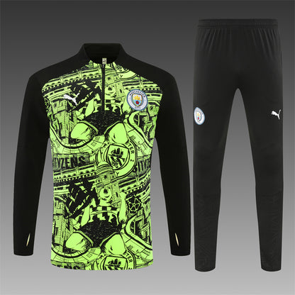 Buzo Completo Manchester City Diseño Verde