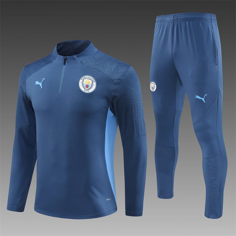 Buzo Completo Manchester City Azul Marino Celeste