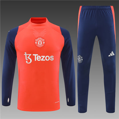 Buzo Completo Manchester United Rojo Azul
