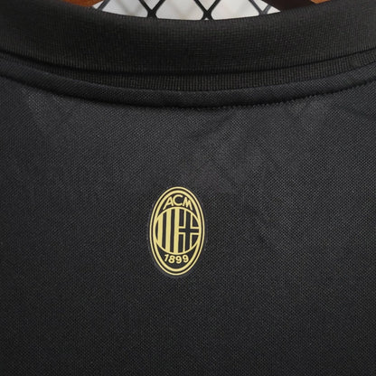 Camiseta AC Milán Edición Aniversario Negra 2024/25 Versión Fan