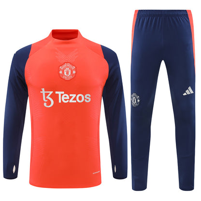 Buzo Completo Manchester United Rojo Azul