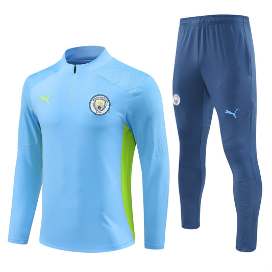 Buzo Completo Manchester City Celeste Verde