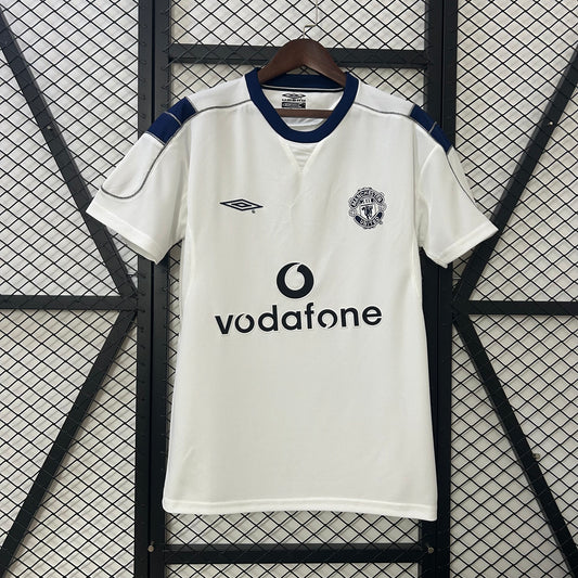 Camiseta Manchester United Visita Retro 2000/02 Versión Fan