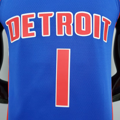 Camiseta Detroit Pistons Camiseta Azul Clásica