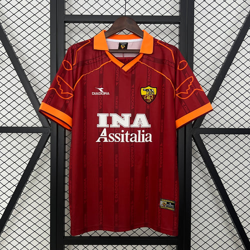 Camiseta AS Roma Local Retro 1999/00 Versión Fan