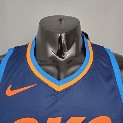 Camiseta Oklahoma City Thunder "Blue Stripes" Azul