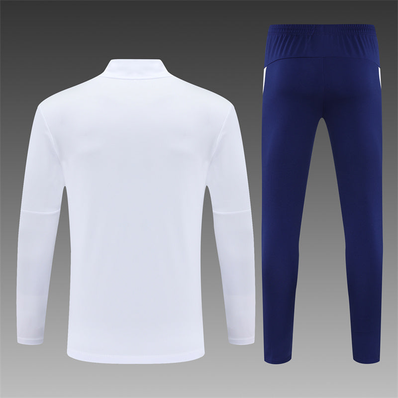 Buzo Completo Portugal Blanco Azul