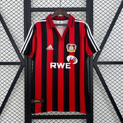 Camiseta Bayer 04 Leverkusen Local Retro 2001/02 Versión Fan
