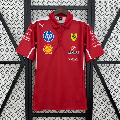F1 Formula 1 Polo Ferrari Roja