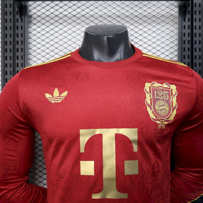 Camiseta Bayern Munich Manga Larga 125 Aniversario 2024/25 Versión Jugador