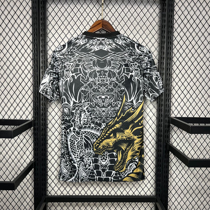 Camiseta Real Madrid Edición Especial "Dragón-Gris" 2024/25 Versión Fan