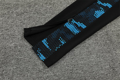 Buzo Completo Napoli Negro Diseño Azul