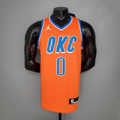 Camiseta Oklahoma City Thunder "Orange Stripes" Naranjo