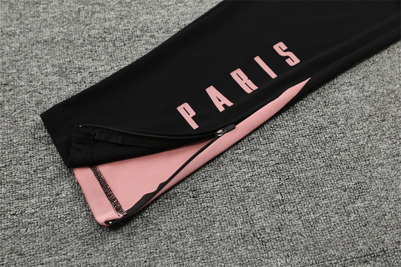 Buzo Completo PSG Negro Rosado Edición Jordan