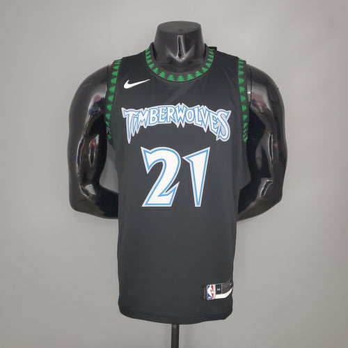 Camiseta Minnesota Timberwolves "Retro Edition" Negra