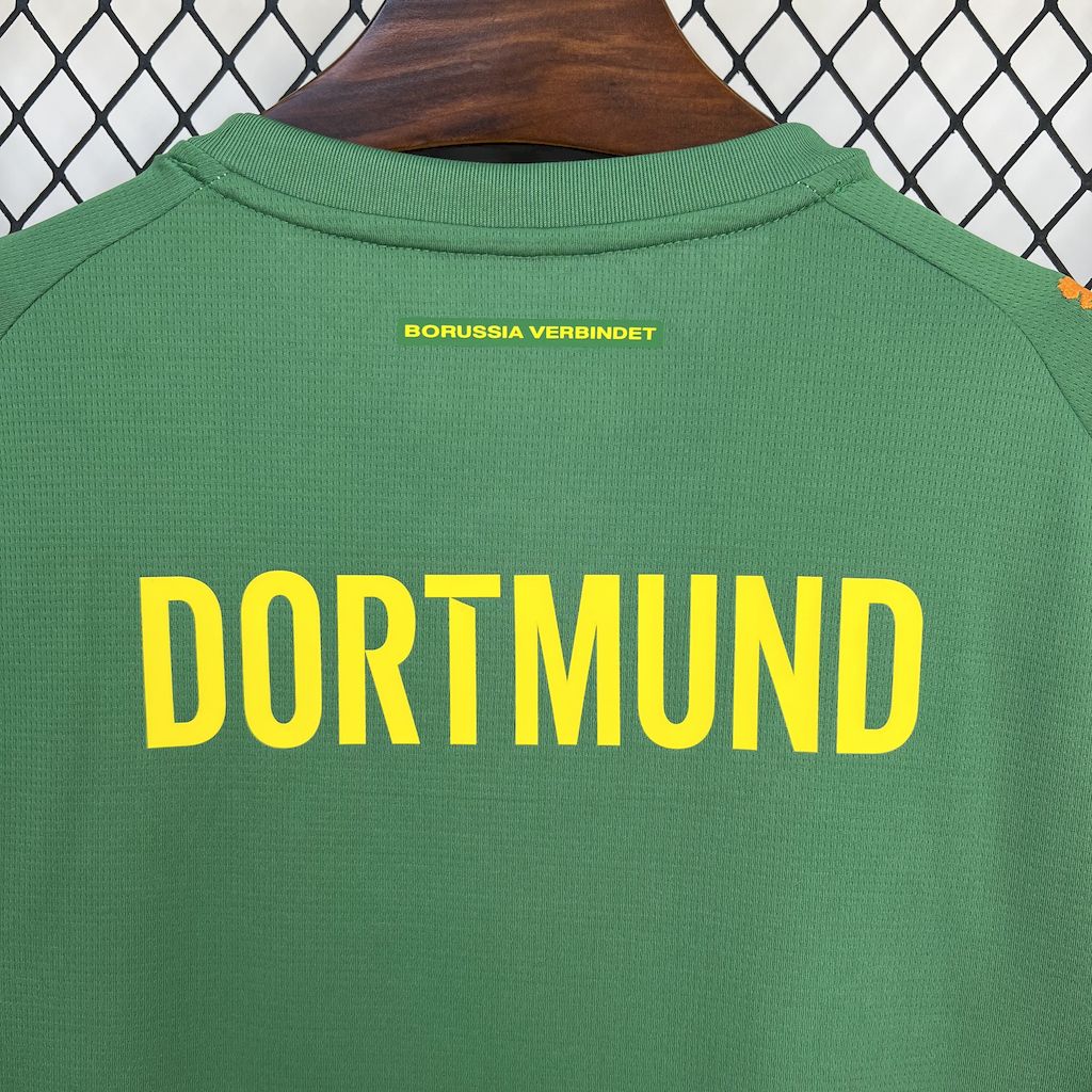 Camiseta Borussia Dortmund Portero Verde 2025/26 Versión Fan